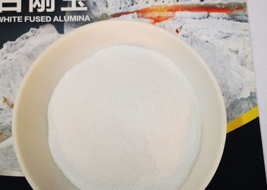 Beyaz Korindon Alüminyum Oksit Aşındırıcı Kumlama Kum F90 - F150 Isıya Dayanıklı